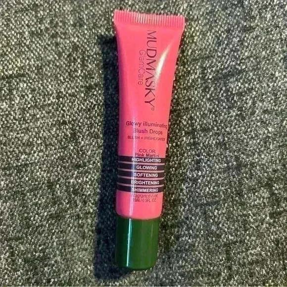 Mudmasky Illuminating Blush Drops Pink Martini Brand New - Picture 1 of 4